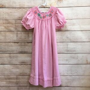 ‎VINTAGE ANAVINI HAND SMOCKED DRESS IN PINK